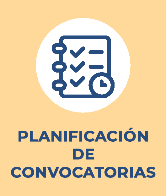 PLANIFICACIÓN DE CONVOCATORIAS