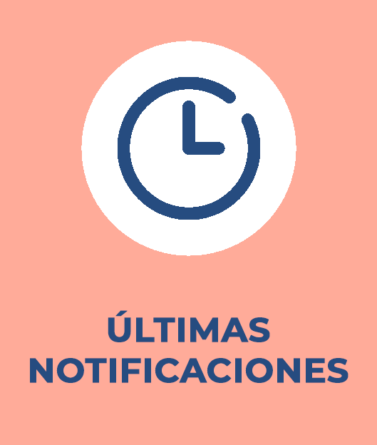 ÚLTIMAS NOTIFICACIONES